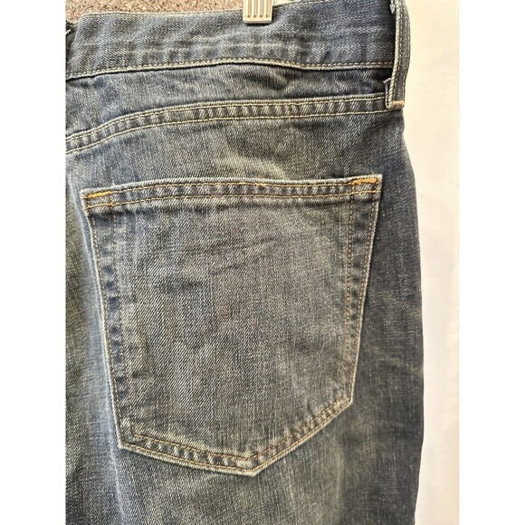 Men’s Daniel Cremieux Jeans‎ Size 33x32 Straight Leg Denim Ripped Relaxed EUC - Picture 6 of 14